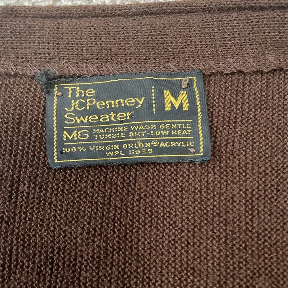 Vintage 80s JC Penney Knit Cardigan - Picture 2 of 3